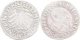 Silesia Groschen 1543 FRIEDRICH II. Silesia Brieg (Brzeg)