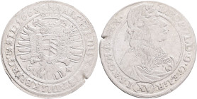 Silesia XV.  Kreuzer 1663 GH LEOPOLD I.  , Breslau (Wroclaw)