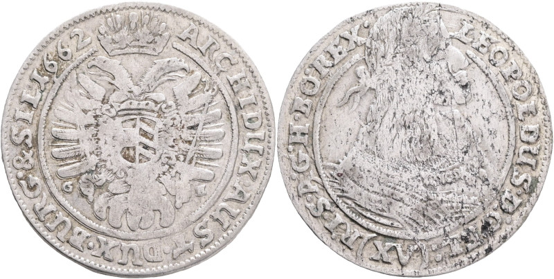 Silesia XV. Kreuzer 1662 GH LEOPOLD I. , Breslau (Wroclaw)

VF+

Nech 675 Si...