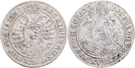 Silesia XV. Kreuzer 1662 GH LEOPOLD I.  , Breslau (Wroclaw)