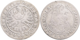 Silesia XV. Kreuzer 1663 CHRISTIAN Liegnitz - Brieg