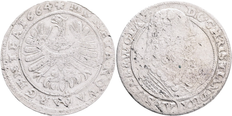 Silesia XV. Kreuzer 1664 CHRISTIAN Liegnitz - Brieg

VF

Kopicki 5473 Silver...