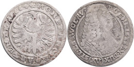 Silesia XV. Kreuzer 1864CHRISTIAN ULRICH  Liegnitz-Brieg, Volava-Weiss