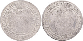 Silesia, XV. Kreuzer, Leopold I. 1664 G H ,Breslau (Wroclaw)