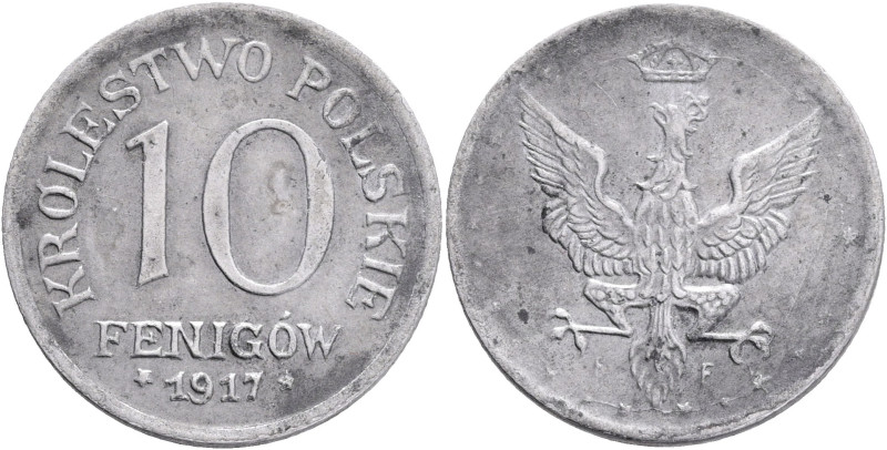 10 Pfennigs 1917 F Regency of Kingdom of Poland

XF

Y#6, Schön#3 Iron 3,56g...