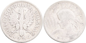 1 Zloty 1924  Second Republic, Paris