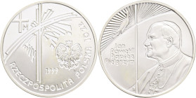 10 Zlotych 1999 MW   Jan Pavel II. , the Pilgrim