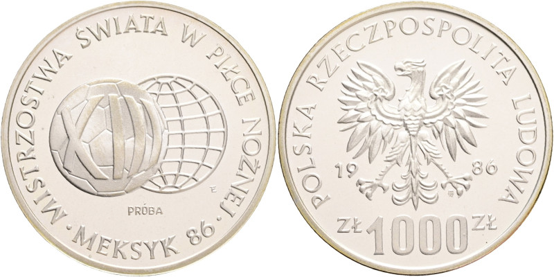 1000 Zlotych 1985 MW PRÓBA (Patterns ) World Cup 1986 Mexico

BU

Y#Pr541 Ag...