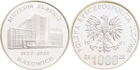 1000 Zlotych 1987 MW PRÓBA (Patterns )  Museum of Silesia Katowice