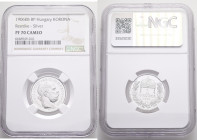 FRANCIS JOSEPH  I. 1848-1916 1 Corona 1906 KB Restrike KM#492, ÉH#1495 Ag.835 4,98g, 23/1,5mm   Kremnica NGC6648949-010 NGC PF70 CAMEO