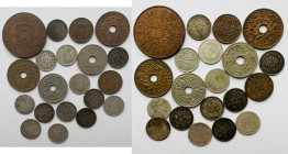 Lot 20 coins Netherlands cooper and silver coins