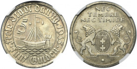 Free City of Danzig, 5 gulden 1935 - NGC MS63