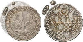 Silesia, Duchy of Liegnitz-Brieg-Wohlau, Johann Christian and Georg Rudolph, Thaler Reichenstein 1607 - RARE