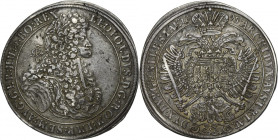 Silesia, Habsburg rule, Leopold I, Thaler Brieg 1695 CB