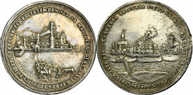 Augustus III of Poland, Medal commemorating the 300th anniversary of the incorporation of Thorn into Poland in 1754 - VERY RARE R2