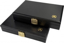 Elegant coin box by the Italian company Abafil Milano (2 pcs.)