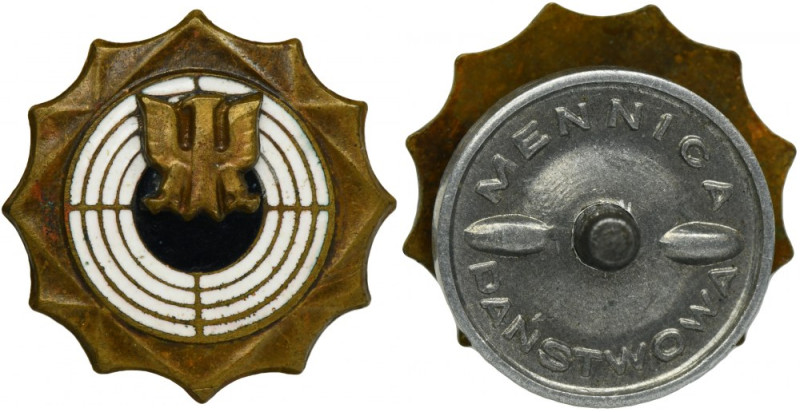PRL, Miniature of the Bronze Rifleman Badge Miniature of the bronze Rifleman Bad...