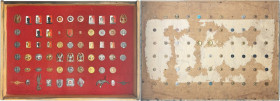 PRL, III RP, Plaque with decorations (63 pieces)