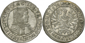 Silesia, Duchy of Oels, Sylvius Friedrich, 6 Kreuzer Oels 1674 SP