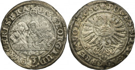Silesia, Duchy of Liegnitz-Brieg-Wohlau, Georg III, Ludwig IV, Christian, 3 Kreuzer Brieg 1656
