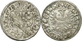 Silesia, Duchy of Liegnitz-Brieg-Wohlau, Johann Christian and Georg Rudolf, 3 Kreuzer Reichenstein 1618 HR