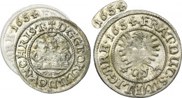 Silesia, Duchy of Liegnitz-Brieg-Wolau, Georg III, Ludwig IV, Christian, 1 Kreuzer Brieg 1654 R5