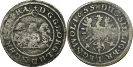 Silesia, Duchy of Liegnitz-Brieg-Wolau, Georg III, Ludwig IV, Christian, 1 Kreuzer Brieg 1655 - UNLISTED