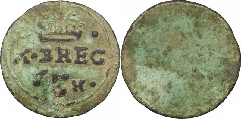 Silesia, Duchy of Liegnitz-Brieg-Wohlau, Johann Christian, 3 Heller Brieg undate...