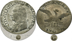 Silesia, Prussian rule, Friedrih WIlhelm III, 3 Kreuzer Glatz 1807 G - RARE