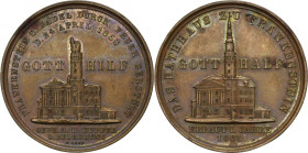 Silesia, Frankenstein, Medal from the destruction of the city 1858