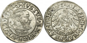 Duchy of Prussia, Albrecht Hohenzollern, Groschen Königsberg 1534 - PRVS