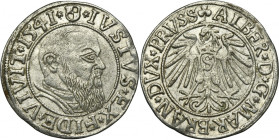 Duchy of Prussia, Albrecht Hohenzollern, Groschen Königsberg 1541 - PRVSS