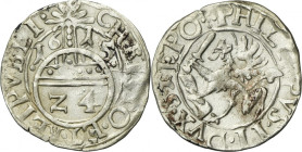 Western Pomerania, Duchy of Stettin, Philip II, 1/24 Thaler Stettin 1615
