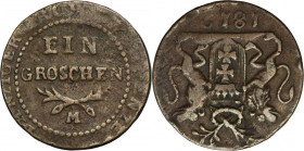 Free City of Danzig, Groschen 1812 M