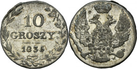 Polish Kingdom, 10 groschen Warsaw 1835 MW