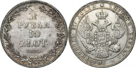 1 1/2 rubel = 10 zloty Petersburg 1835 НГ