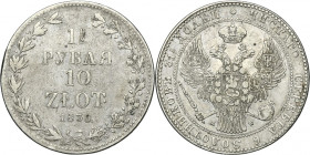 1 1/2 rubel = 10 zloty Warsaw 1836 MW
