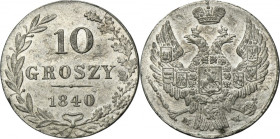 10 groschen Warsaw 1840 MW