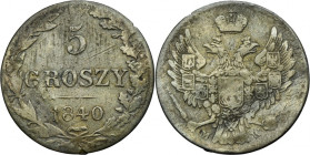5 groschen Warsaw 1840 MW