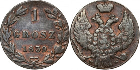 1 groschen Warsaw 1839 MW