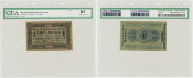 Kowno, 1 Mark 1918 - F - GDA 67 EPQ