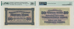 Kowno, 50 Mark 1918 - C - PMG 58 EPQ