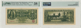 Danzig, 10 milion Mark 1923 - without prefix - PMG 58