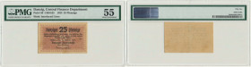 Danzig, 25 Pfennige 1923 - October - PMG 55