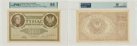 1.000 marek 1919 - ser. ZN - PMG 64
