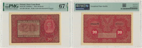 20 marek 1919 - II Serja FE - PMG 67 EPQ MAX