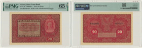 20 marek 1919 - II Serja FE - PMG 65 EPQ