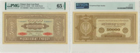 50.000 marek 1922 - N - PMG 65 EPQ