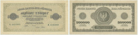 500.000 marek 1923 - A - 7 cyfr -