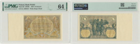 10 złotych 1929 - Ser. EŁ. - PMG 64